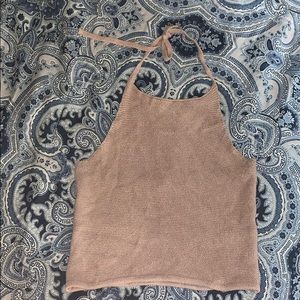 Halter crop top